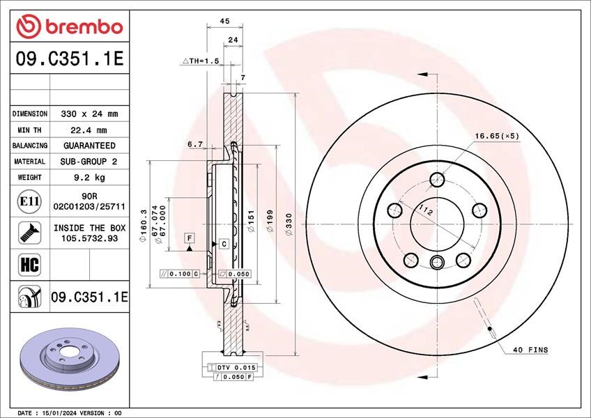 BMW X1 F49 DİSK PEDİ KİTİ BREMBO