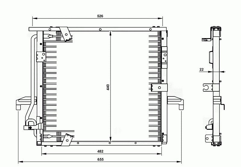 BMW 3 Serisi E36 Klima Kondenseri ORIS