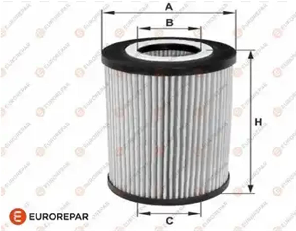 Bmw E46 E90 E60 X1 X3 Yağ Filtresi Eurorepar N40 N42 N Serisi 11427508969