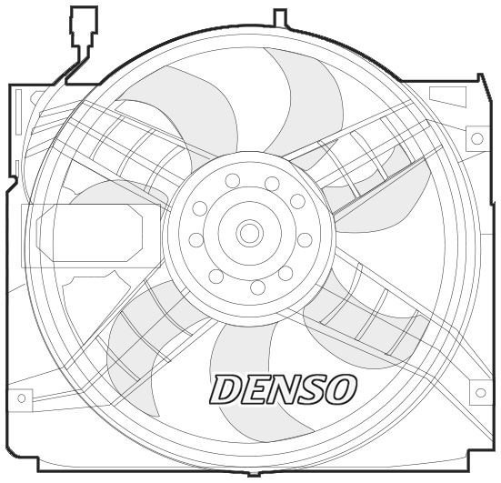 BMW 3 Serisi E46 Radyatör Fanı DENSO
