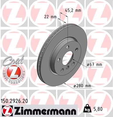 BMW 2 Serisi F45 2014-2018 Mini F56 F55 F57 2013 ve Sonrası Ön Fren Aynası... ZIMMERMANN