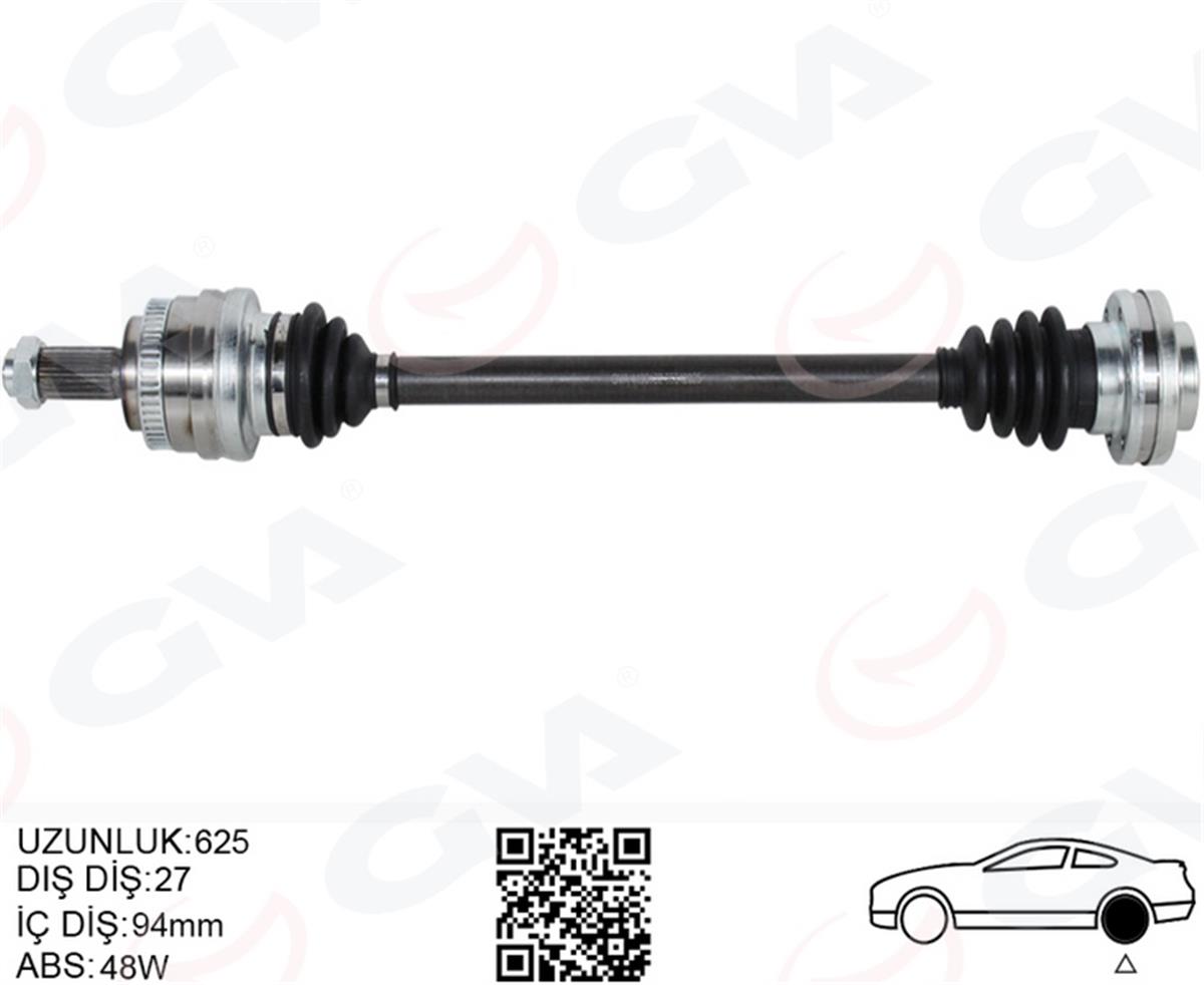 Bmw E46 E36 Komple Aks Arka Sol Sağ 33211229587