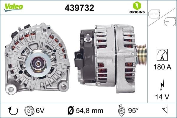 BMW N57TU E9X F25 F10 L7 Alternatör VALEO