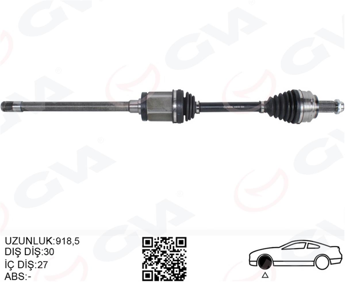 Bmw X3 E83 (2004>2011) Komple Aks Ön Sağ 918.5Mm 31607529202-31603450566-316034