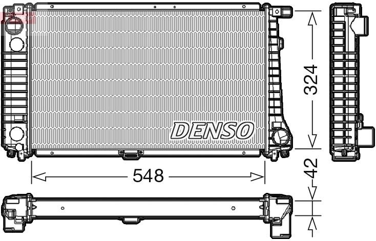 BMW 3 Serisi E36 Motor Su Radyatörü DENSO