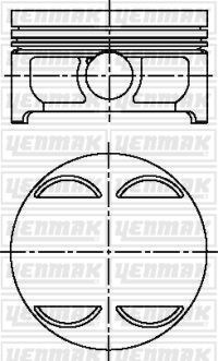 BMW 540i 740i 840i X5 Piston Segman STD YENMAK
