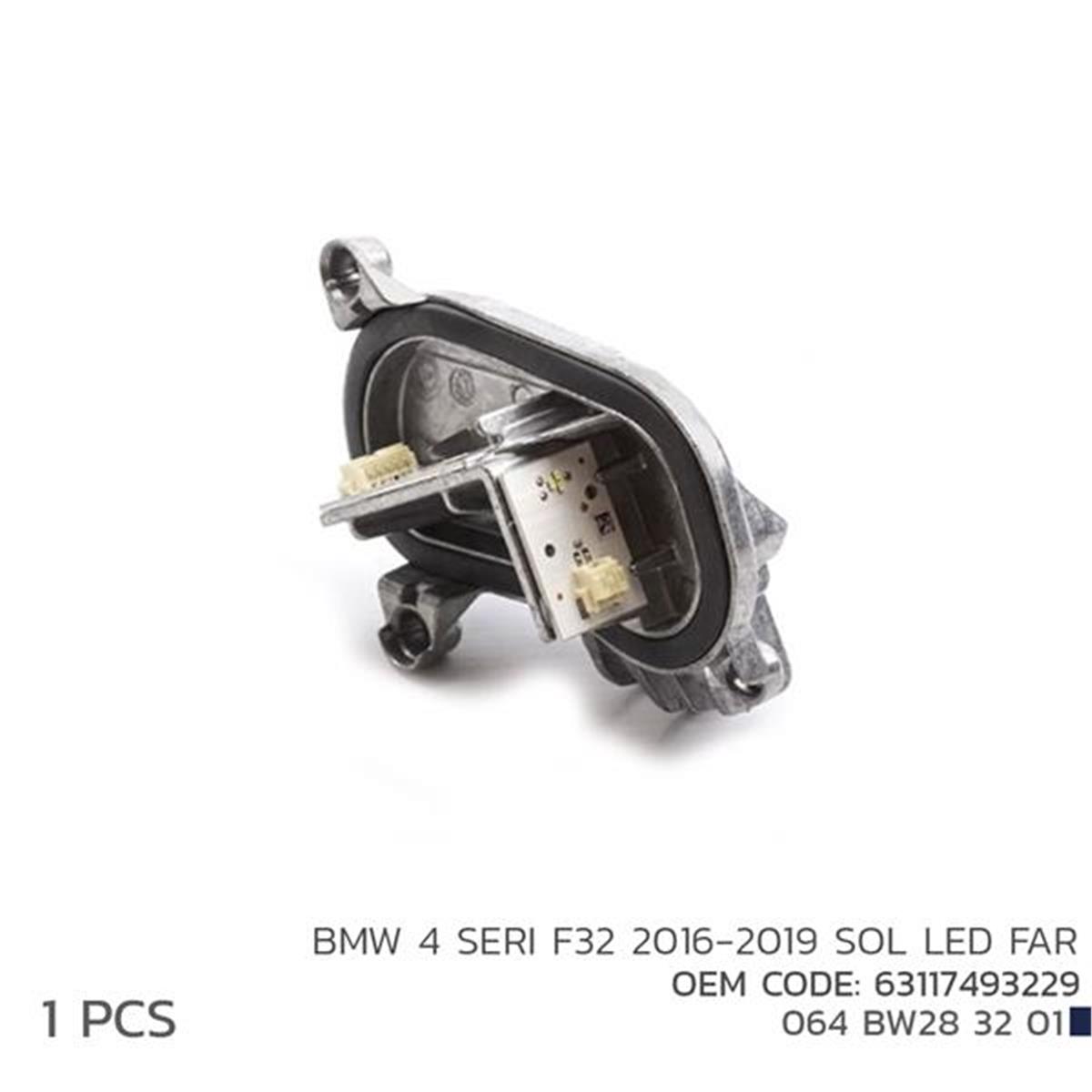 Bmw 4 Seri F32 (2016-2019) Sol Led Modül 63117493229