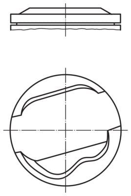 BMW Piston Komple 92.25 MM MAHLE