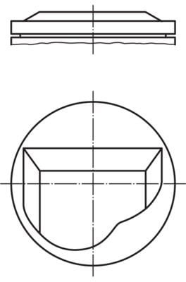 BMW Piston Komple 89.265 MM MAHLE