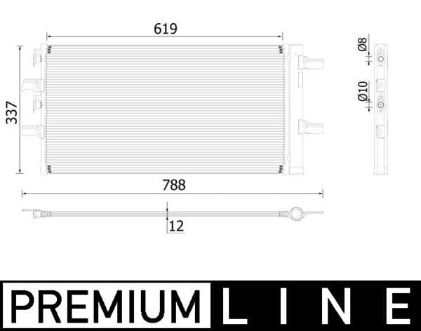 BMW 2 F45 F46 X1 X2 Klima Radyatörü MAHLE
