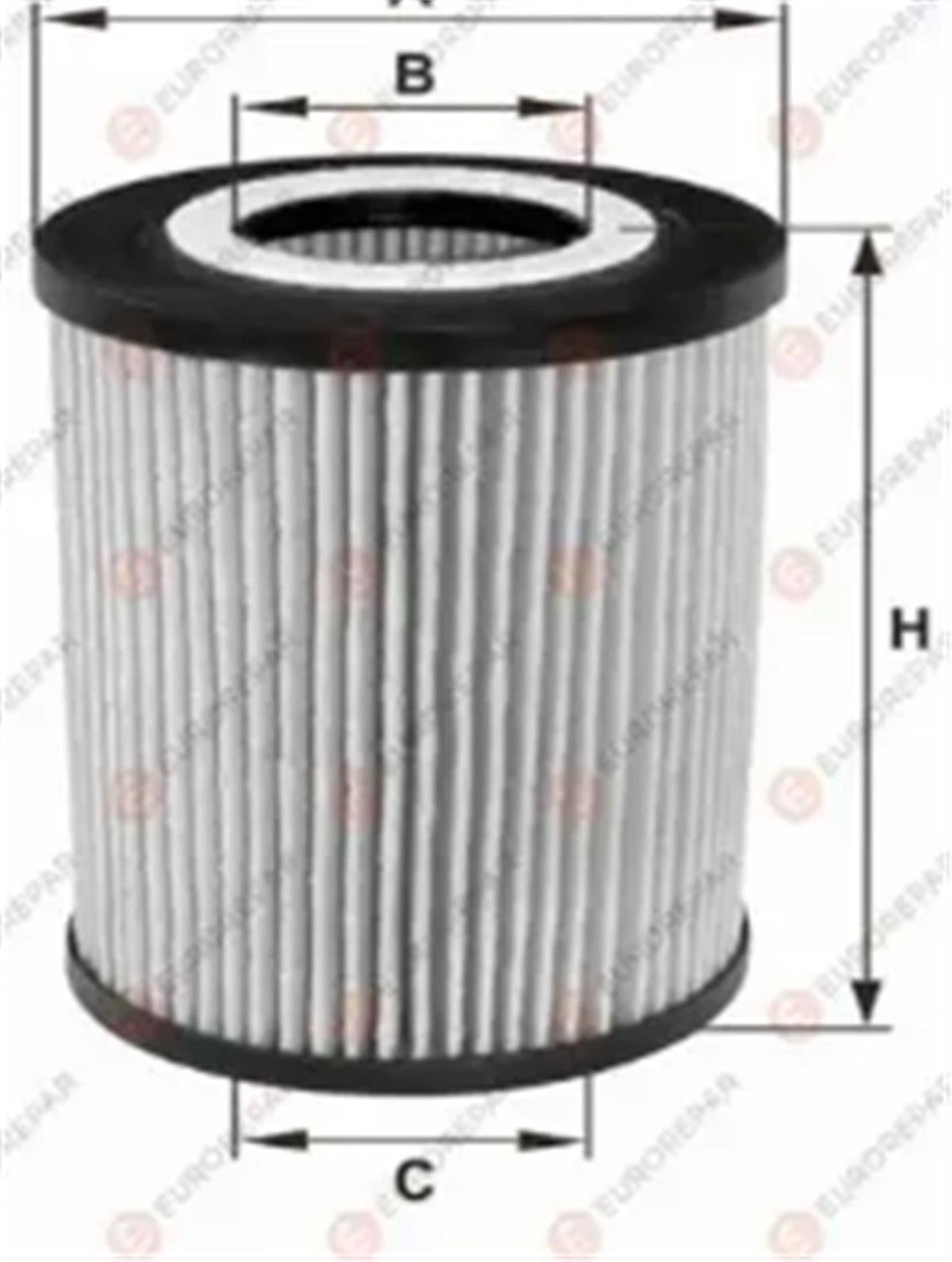 Bmw E36 E38 E39 E46 E60 E61 E65 E66 Yağ Filtresi Eurorepar (M52/M54 Motor 94-11) 11427512300