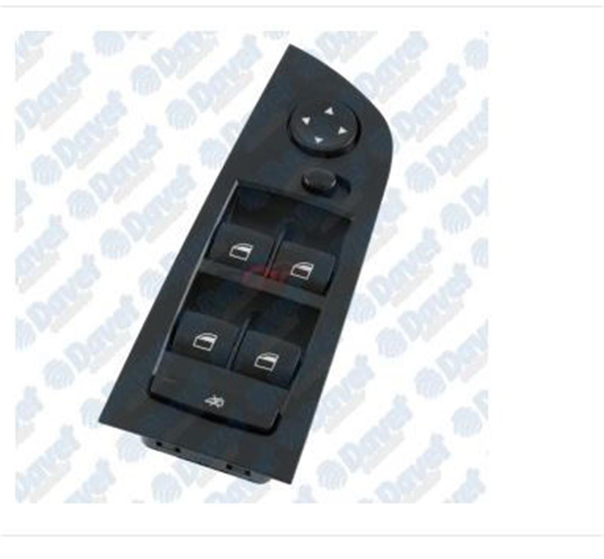 Bmw Sol Dörtlü Siyah Çerçeveli Katlanmaz Cam Düğmesi Mcar