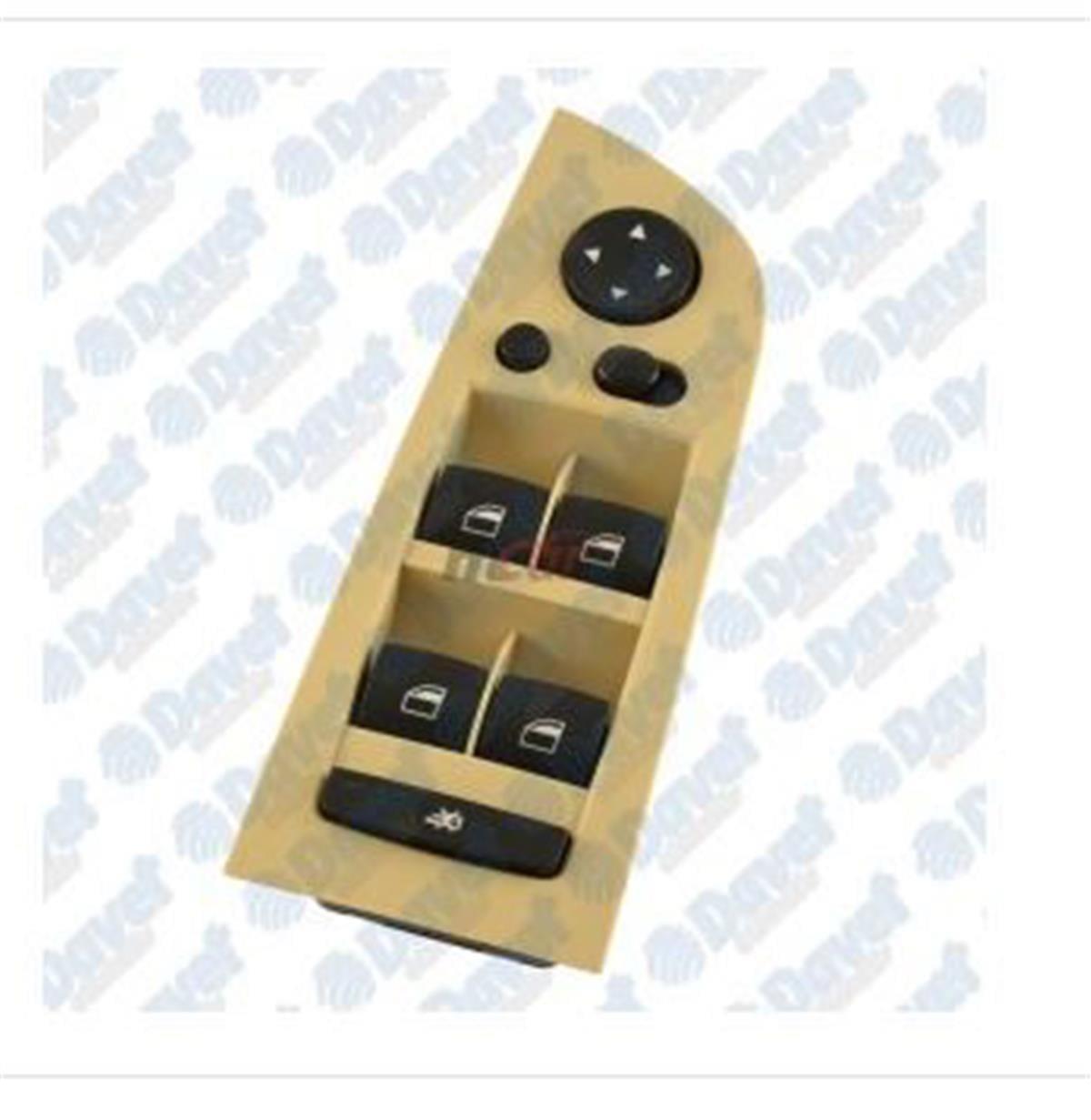 Bmw Sol Dörtlü Bej Çerçeveli Katlanır Cam Düğmesi Mcar