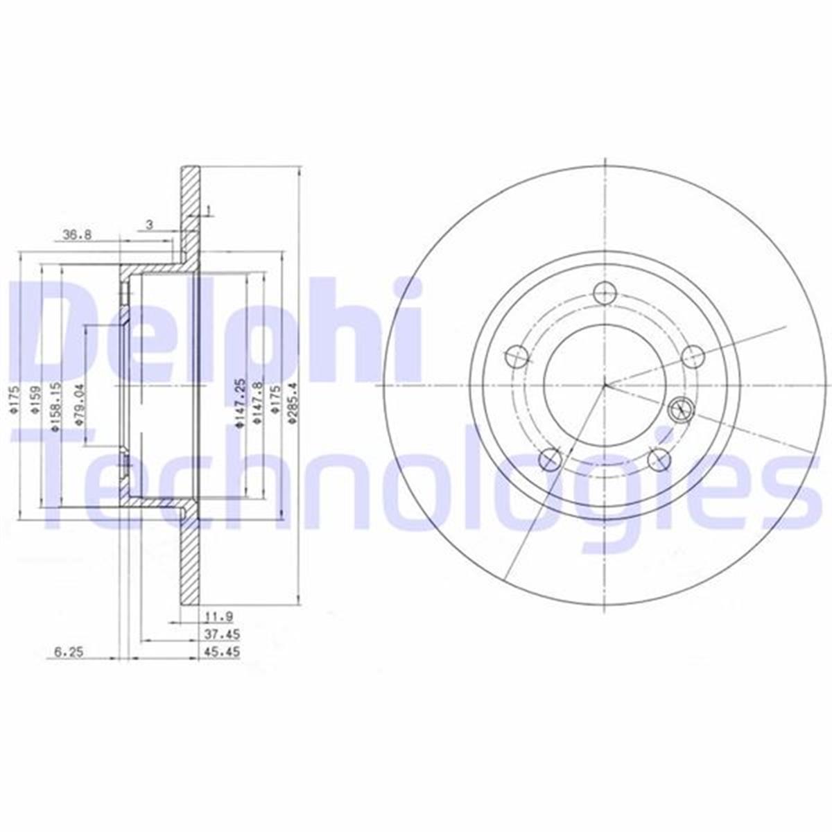Bmw E36 (1991-1998) Fren Diski Ön 34116757751