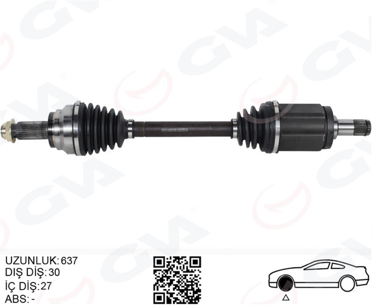 Bmw X5 E70 X6 E71 E72 Komple Aks Ön Sol 637Mm 31607545125-31608631751-316076