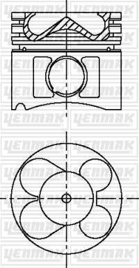 BMW 325D 330D 525D 530D 730D X3 30D X5 3.0D X6 3.0D Piston Segman 0.50 YENMAK