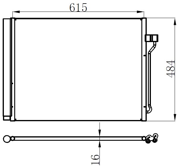 BMW 5 Serisi F10 F11 F18 Klima Kondenseri ORIS