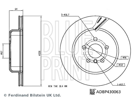 BMW 3 G20 5 G30 X3 G01 X4 G02 X5 G05 Z4 G29 Fren Diski BLUEPRINT