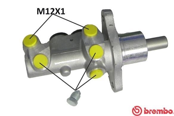 BMW 3 E46 Ana Fren Silindiri BREMBO