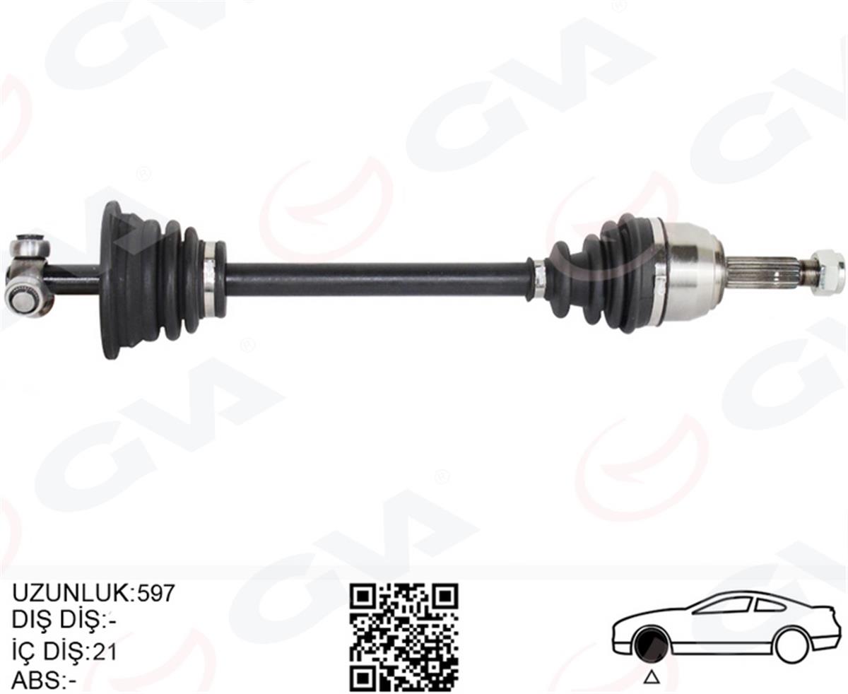 Renault Express F40.G40 Ön Aks Sol 1.9 D (85-98) 7701351937-8200323960-77013511