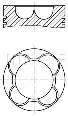 BMW Piston Komple MAHLE