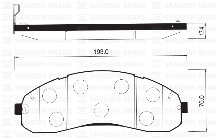 Kia Bongo Ön Fren Balatası Disk SANGSIN