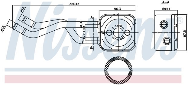Volkswagen Bora 1.6i 16V Motor Yağ Soğutucu RADISEN