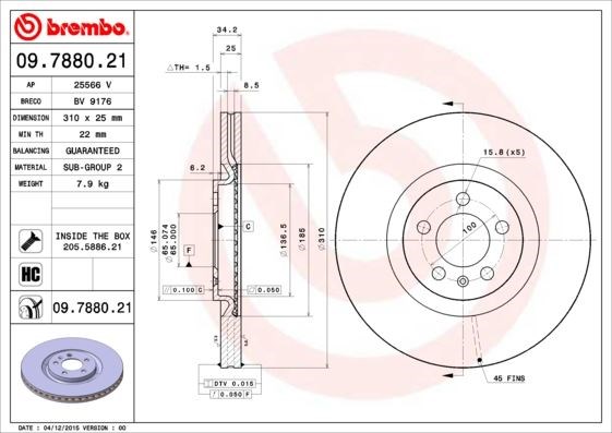 Volkswagen Bora Ön Disk BREMBO