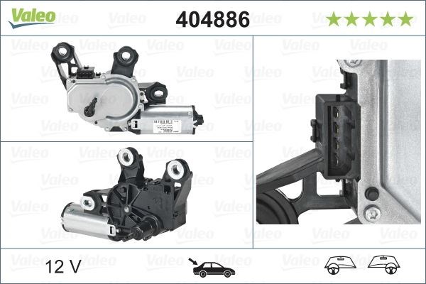 Volkswagen Bora Arka Silecek Motoru VALEO