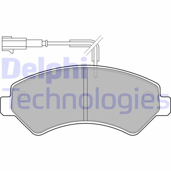 Peugeot Boxer Fiat Ducato Citroen Jumper Ön Fren Balatası DELPHI