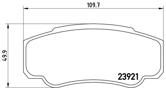 Peugeot Boxer Arka Fren Balatası BREMBO