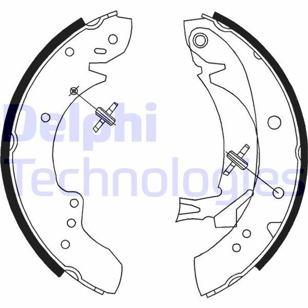 Peugeot Boxer Fiat Ducato Citroen Jumper Arka Pabucu Balata DELPHI