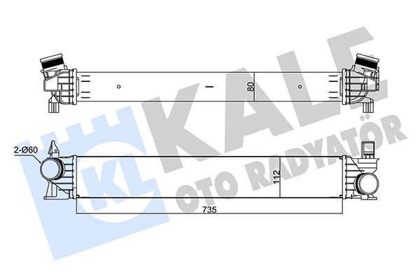 Peugeot Boxer 3 Jumper 3 Fiat Ducato 3 Turbo Radyatörü Intercooler KALE-RADYATOR