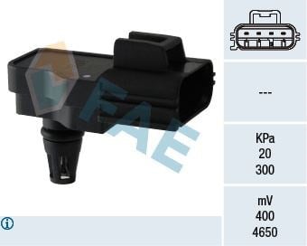 Boxer 3 Jumper 3 Transit V347 Emme Manifold Basınç MAP Sensörü FAE