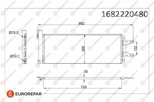 Peugeot Boxer 3 Klima Radyatörü Kondenser EUROREPAR