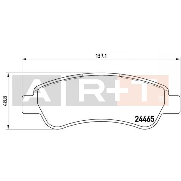 Peugeot Boxer Fiat Ducato Citroen Jumper Arka Balata ART-BALATA