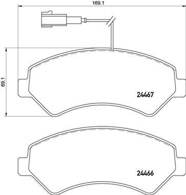 Peugeot Boxer Ön Balata BREMBO