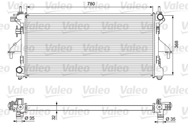 Peugeot Boxer Motor Su Radyatörü 2.2 HDİ 06> VALEO