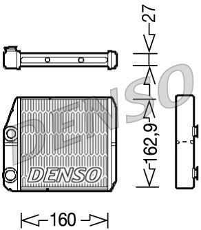 Peugeot Boxer Kalorifer Radyatörü [Borusuz] DENSO