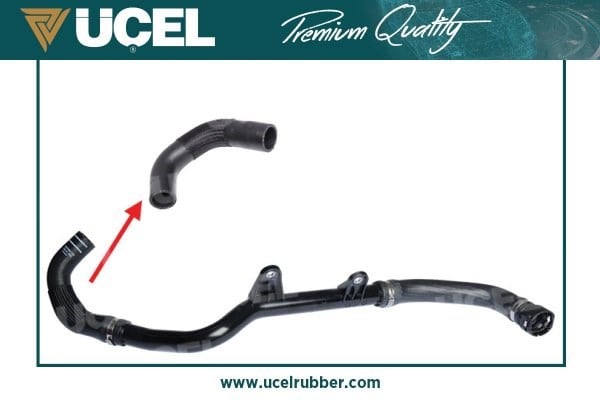 Peugeot Boxer Radyatör Üst Giriş Hortumu Küçük Parça UCEL