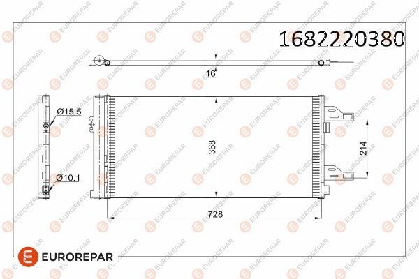 Peugeot Boxer Klima Radyatörü Kondansatörü EUROREPAR