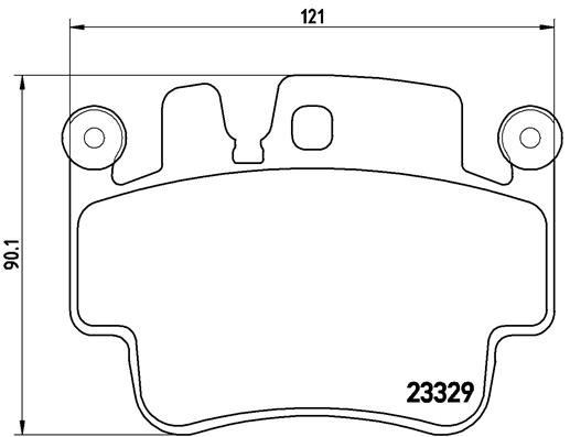 Porsche Boxster Ön Balata BREMBO