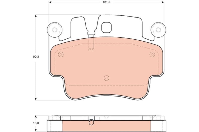 Porsche Boxster Ön Balata TRW