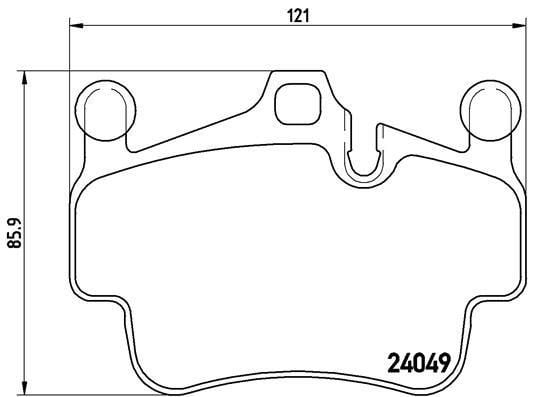 Porsche Boxster Cayman 911 Ön Balata VALEO
