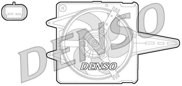Fiat Brava Radyatör Fanı DENSO