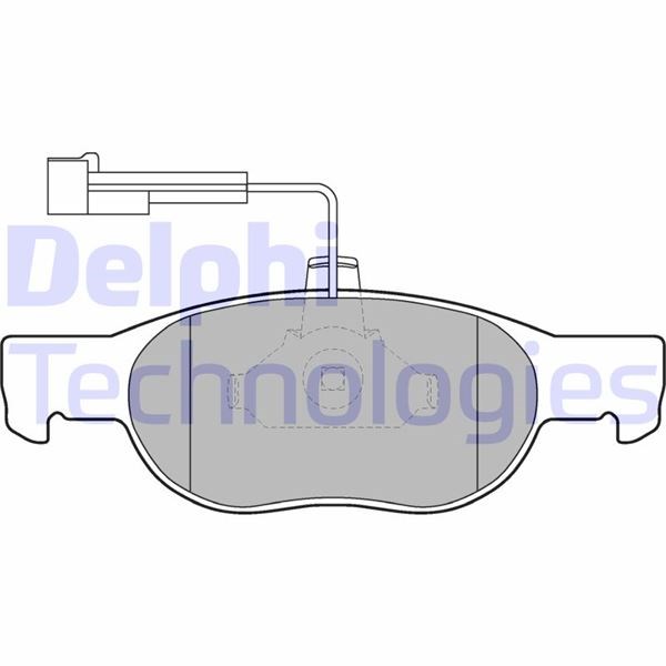 Fiat Brava Bravo Marea Marengo Punto Punto Van Ön Fren Balatası DELPHI