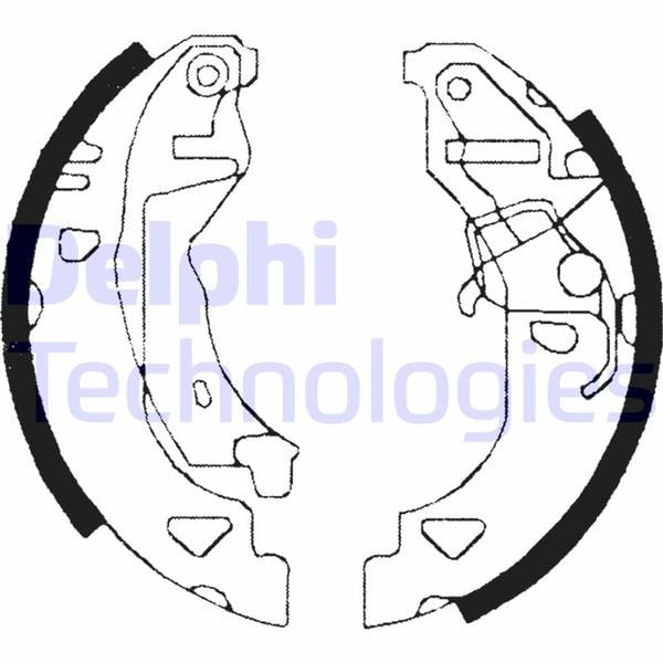 Fiat Brava Bravo Punto Lancia Dedra Delta Y11 Arka Fren Pabucu DELPHI