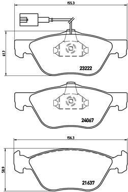 Fiat Bravo Ön Fren Balatası BREMBO