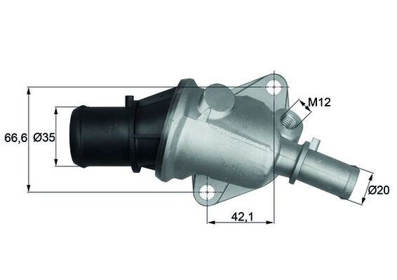 Fiat Bravo 1 Termostat Komple 88C MAHLE