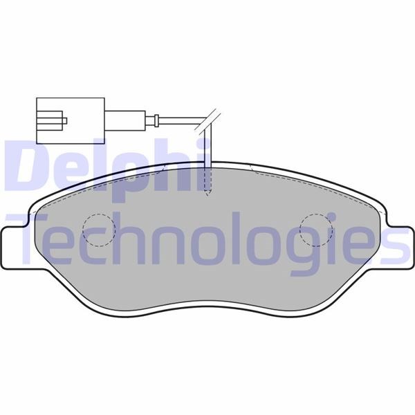 Fiat Bravo II Ön Fren Balatası Fişli DELPHI